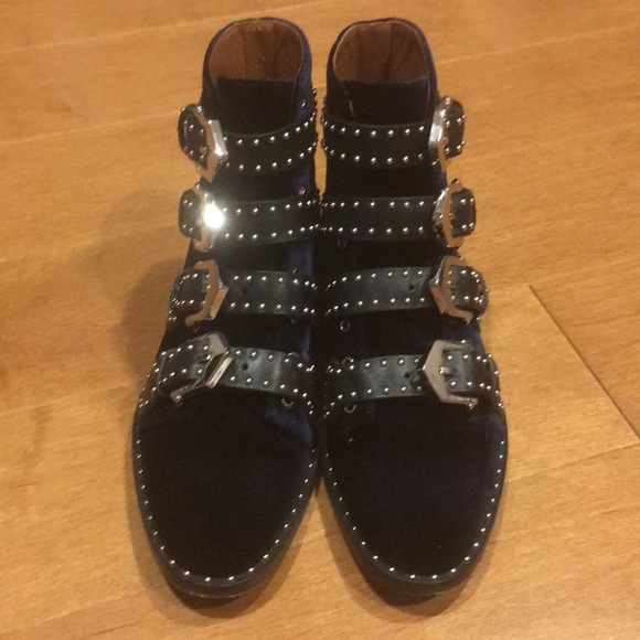 Authentic Givenchy Elegant Studded Ankle Boots 36